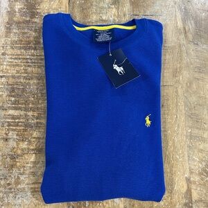 Polo by Ralph Lauren Men's Royal Blue Crewneck Shirt